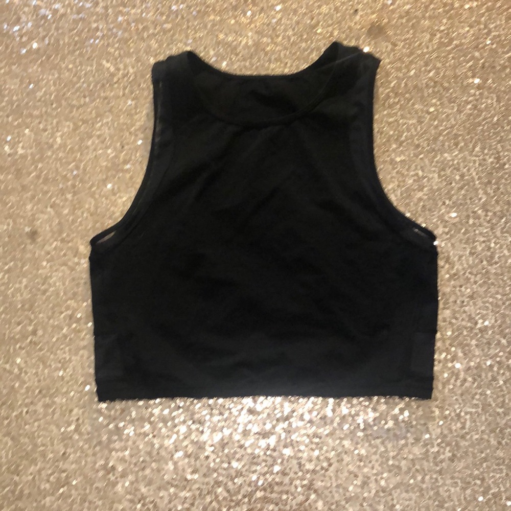 Lululemon Black Crop Top